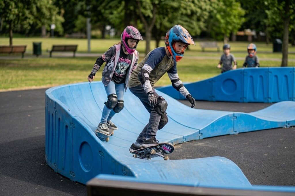 Modulare Pumptrack-Anlage vs. Asphalt-Pumptrack-Anlage